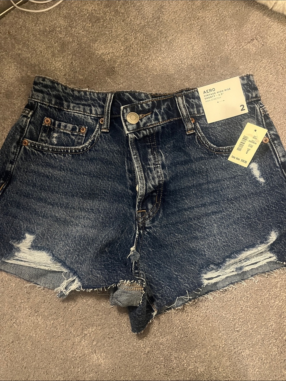 AERO vintage high rise shorty- 2.5” non stretch